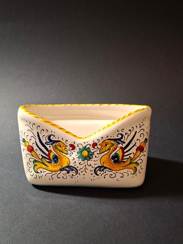 Portacarte scrivania ceramica - portacarte,