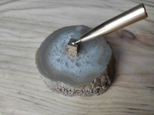 Vintage geode agate stone - vintage,
