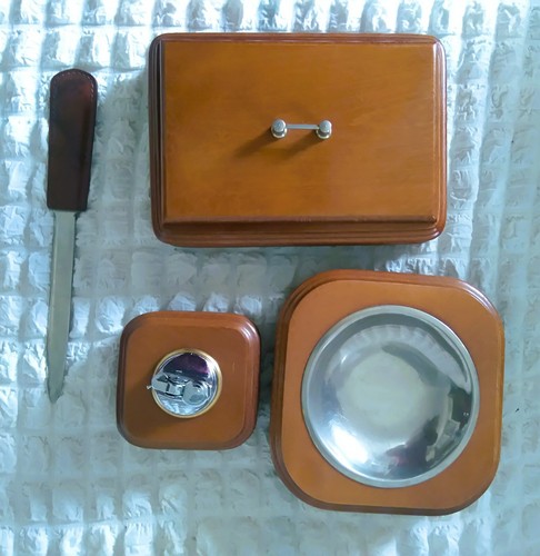 Vintage elegante set scrivania - vintage,